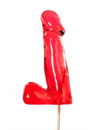 Красный леденец в форме члена со вкусом виски - 173 гр. - Sosuчki - купить с доставкой в Домодедово