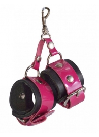 Розово-черный брелок  Наручники - Sitabella - купить с доставкой в Домодедово