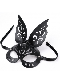 Черная ажурная маска  Зайка  с ушками - Crazy Handmade - купить с доставкой в Домодедово