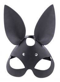 Черная гладкая маска  Зайка  с длинными ушками - Crazy Handmade - купить с доставкой в Домодедово