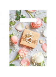 Полиэтиленовый пакет  Подарочек  с вырубной усиленной ручкой - 20 х 30 см. - Сима-Ленд - купить с доставкой в Домодедово