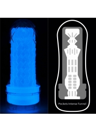 Светящийся в темноте мастурбатор Lumino Play Masturbator Pocketed - Lovetoy - в Домодедово купить с доставкой