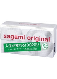 Ультратонкие презервативы Sagami Original 0.02 - 10 шт. - Sagami - купить с доставкой в Домодедово
