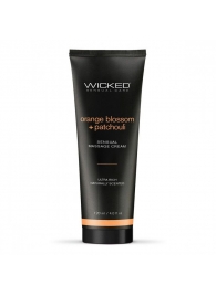 Массажный легкий крем WICKED Orange Blossom plus Patchouli - 120 мл. - Wicked - купить с доставкой в Домодедово