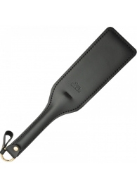 Черная кожаная шлепалка SitaBlack - 30 см. - Sitabella - купить с доставкой в Домодедово