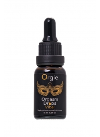 Возбуждающий гель для клитора ORGIE Orgasm Drops Vibe - 15 мл. - ORGIE - купить с доставкой в Домодедово