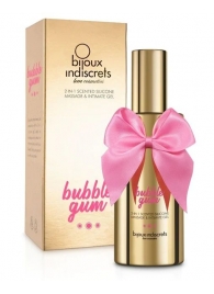 Гель с ароматом жвачки Bubblegum 2-in-1 Scented Silicone Massage And Intimate Gel - 100 мл. - Bijoux Indiscrets - купить с доставкой в Домодедово