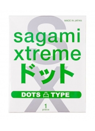 Презерватив Sagami Xtreme Type-E с точками - 1 шт. - Sagami - купить с доставкой в Домодедово