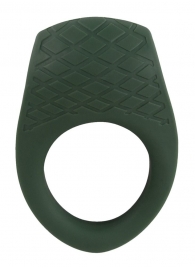 Зеленое эрекционное виброкольцо Luxurious Vibro Cock Ring - Orion - в Домодедово купить с доставкой
