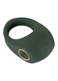 Зеленое эрекционное виброкольцо Luxurious Vibro Cock Ring - Orion - в Домодедово купить с доставкой