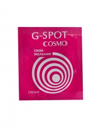 Стимулирующий интимный крем для женщин Cosmo G-spot - 2 гр. - Биоритм - купить с доставкой в Домодедово