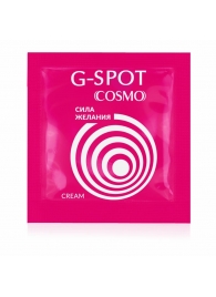Стимулирующий интимный крем для женщин Cosmo G-spot - 2 гр. - Биоритм - купить с доставкой в Домодедово