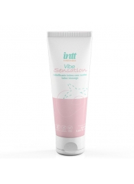 Лубрикант на водной основе Vibe Sensation с клубничным вкусом и легким вибрирующим эффектом - 50 гр. - INTT - купить с доставкой в Домодедово