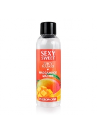 Массажное масло Sexy Sweet Juicy Mango с феромонами и ароматом манго - 75 мл. - Биоритм - купить с доставкой в Домодедово