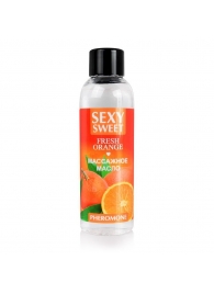 Массажное масло Sexy Sweet Fresh Orange с ароматом апельсина и феромонами - 75 мл. - Биоритм - купить с доставкой в Домодедово