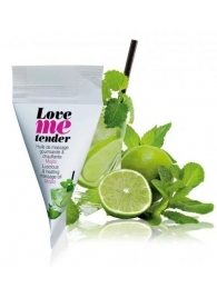 Съедобное согревающее массажное масло Love Me Tender Mojito с ароматом мохито - 10 мл. - Love to Love - купить с доставкой в Домодедово