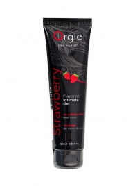 Интимный гель на водной основе Lube Tube Strawberry с клубничным вкусом - 100 мл. - ORGIE - купить с доставкой в Домодедово
