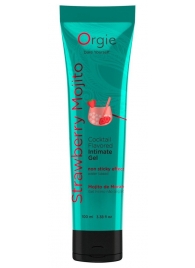 Съедобный интимный гель Orgie Lube Tube Cocktail Strawberry Mojito - 100 мл. - ORGIE - купить с доставкой в Домодедово
