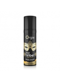 Съедобный гель Dual Vibe Pina Colada с эффектом вибрации и вкусом коктейля пина колада - 15 мл. - ORGIE - купить с доставкой в Домодедово