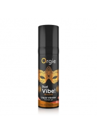 Съедобный гель Dual Vibe Sex On The Beach с эффектом вибрации и вкусом коктейля «секс на пляже» - 15 мл. - ORGIE - купить с доставкой в Домодедово