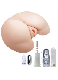 Вибрирующий мастурбатор-попка с ротацией и пультом управления - Baile - в Домодедово купить с доставкой