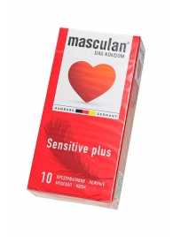 Презервативы Masculan Sensitive plus - 10 шт. - Masculan - купить с доставкой в Домодедово