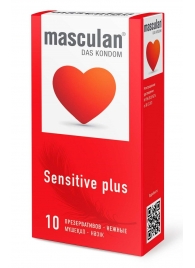 Презервативы Masculan Sensitive plus - 10 шт. - Masculan - купить с доставкой в Домодедово