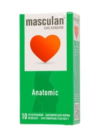 Презервативы анатомической формы Masculan Anatomic - 10 шт. - Masculan - купить с доставкой в Домодедово