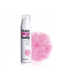 Массажная хрустящая пенка Tickle My Body Cotton Candy с ароматом сладкой ваты - 150 мл. - Love to Love - купить с доставкой в Домодедово