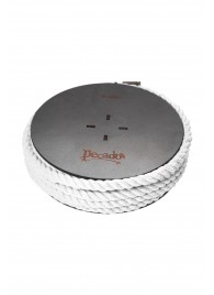 Белая веревка для шибари на катушке - 10 м. - Pecado - купить с доставкой в Домодедово