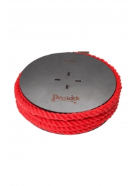 Красная веревка для шибари на катушке - 10 м. - Pecado - купить с доставкой в Домодедово