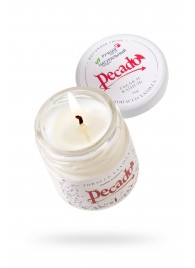 Массажная свеча Tobacco Vanilla - 35 мл. - Pecado - купить с доставкой в Домодедово
