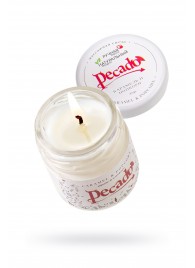 Массажная свеча Caramel   Popcorn - 35 мл. - Pecado - купить с доставкой в Домодедово