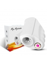 Белый вибромастурбатор Mini Masturbator - Silicone Toys - в Домодедово купить с доставкой