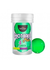 Лубрикант на силиконовой основе Hot Ball Plus с покалывающим эффектом (2 шарика по 3 гр.) - HotFlowers - купить с доставкой в Домодедово