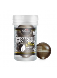 Анальный лубрикант на масляной основе Hot Ball Plus Conforto (2 шарика по 3 гр.) - HotFlowers - купить с доставкой в Домодедово