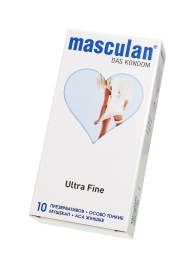 Ультратонкие презервативы Masculan Ultra Fine с обильной смазкой - 10 шт. - Masculan - купить с доставкой в Домодедово