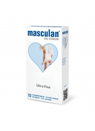 Ультратонкие презервативы Masculan Ultra Fine с обильной смазкой - 10 шт. - Masculan - купить с доставкой в Домодедово