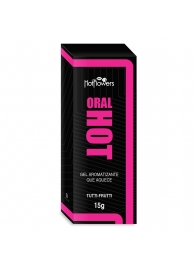 Гель для оральных ласк Oral Hot с согревающим эффектом - 15 гр. - HotFlowers - купить с доставкой в Домодедово