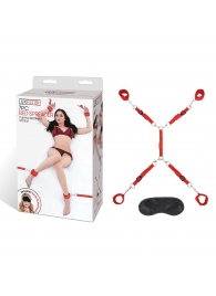 Красная фиксация на матрас Classic Bedspreader - Lux Fetish - купить с доставкой в Домодедово
