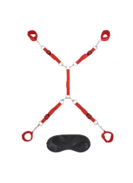 Красная фиксация на матрас Classic Bedspreader - Lux Fetish - купить с доставкой в Домодедово