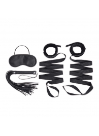 Эротический набор 4PC Bondage Bed Strap   Flogger Kit - Lux Fetish - купить с доставкой в Домодедово