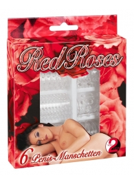 Набор из 6 насадок с шипиками Red Roses - Orion - в Домодедово купить с доставкой