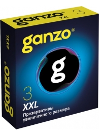 Презервативы увеличенного размера Ganzo XXL - 3 шт. - Ganzo - купить с доставкой в Домодедово