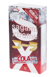 Ароматизированные презервативы Sagami Xtreme COLA - 10 шт. - Sagami - купить с доставкой в Домодедово