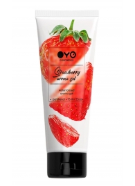 Лубрикант на водной основе OYO Aroma Gel Strawberry с ароматом клубники - 75 мл. - OYO - купить с доставкой в Домодедово