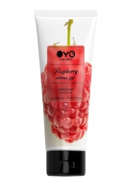 Лубрикант на водной основе OYO Aroma Gel Raspberry с ароматом малины - 75 мл. - OYO - купить с доставкой в Домодедово