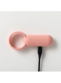 Коралловое эрекционное кольцо Iroha SVR Coral Pink - Tenga - в Домодедово купить с доставкой