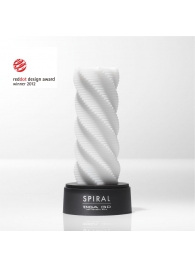 Белый 3D мастурбатор SPIRAL - Tenga - в Домодедово купить с доставкой
