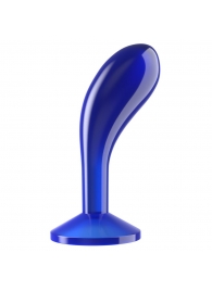 Синяя анальная втулка Flawless Clear Prostate Plug 6.0 - 15 см. - Lovetoy - в Домодедово купить с доставкой